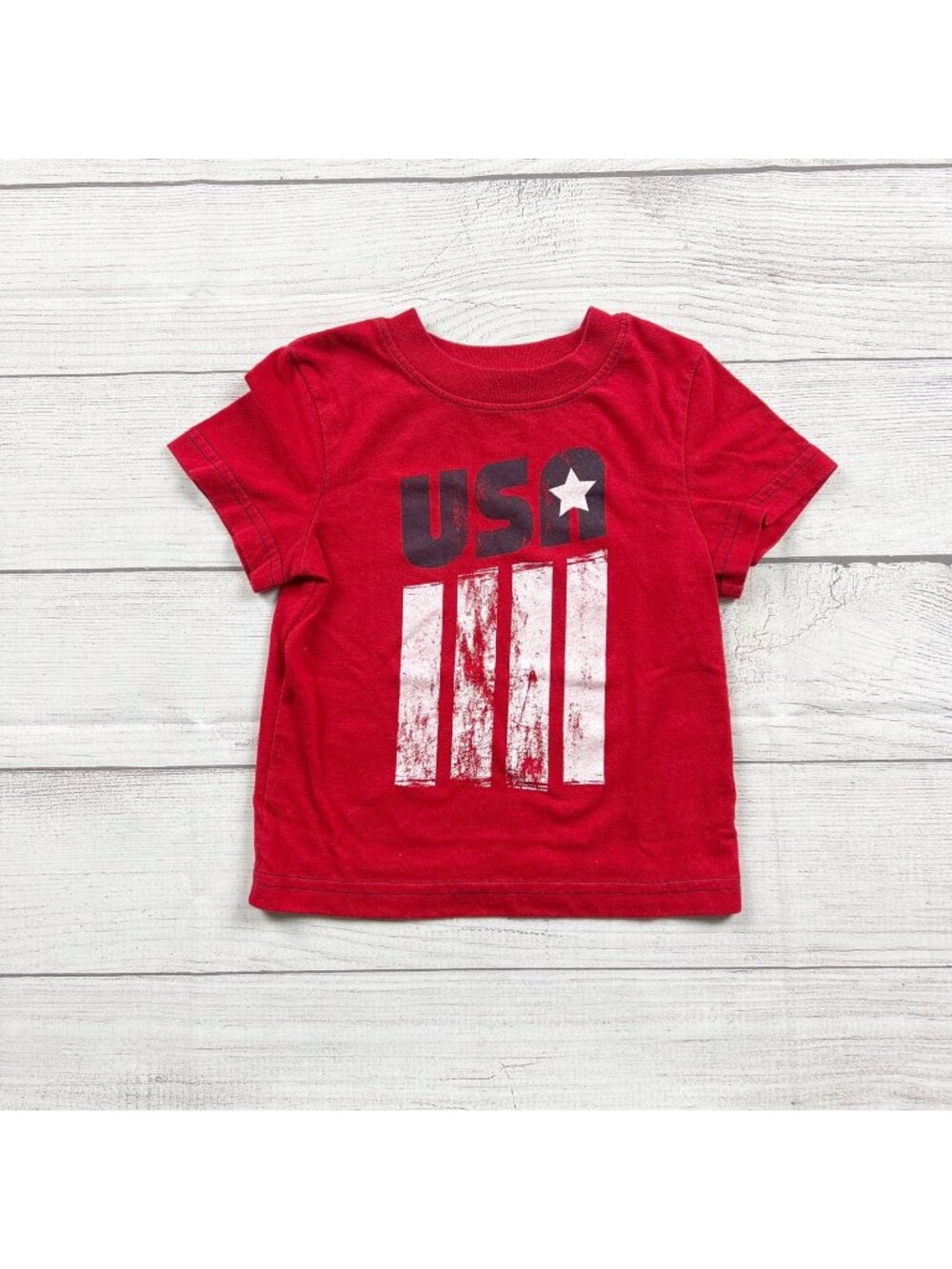 Circo Red USA Graphic Toddler T-Shirt Short Sleeve Crewneck 12-18 Months